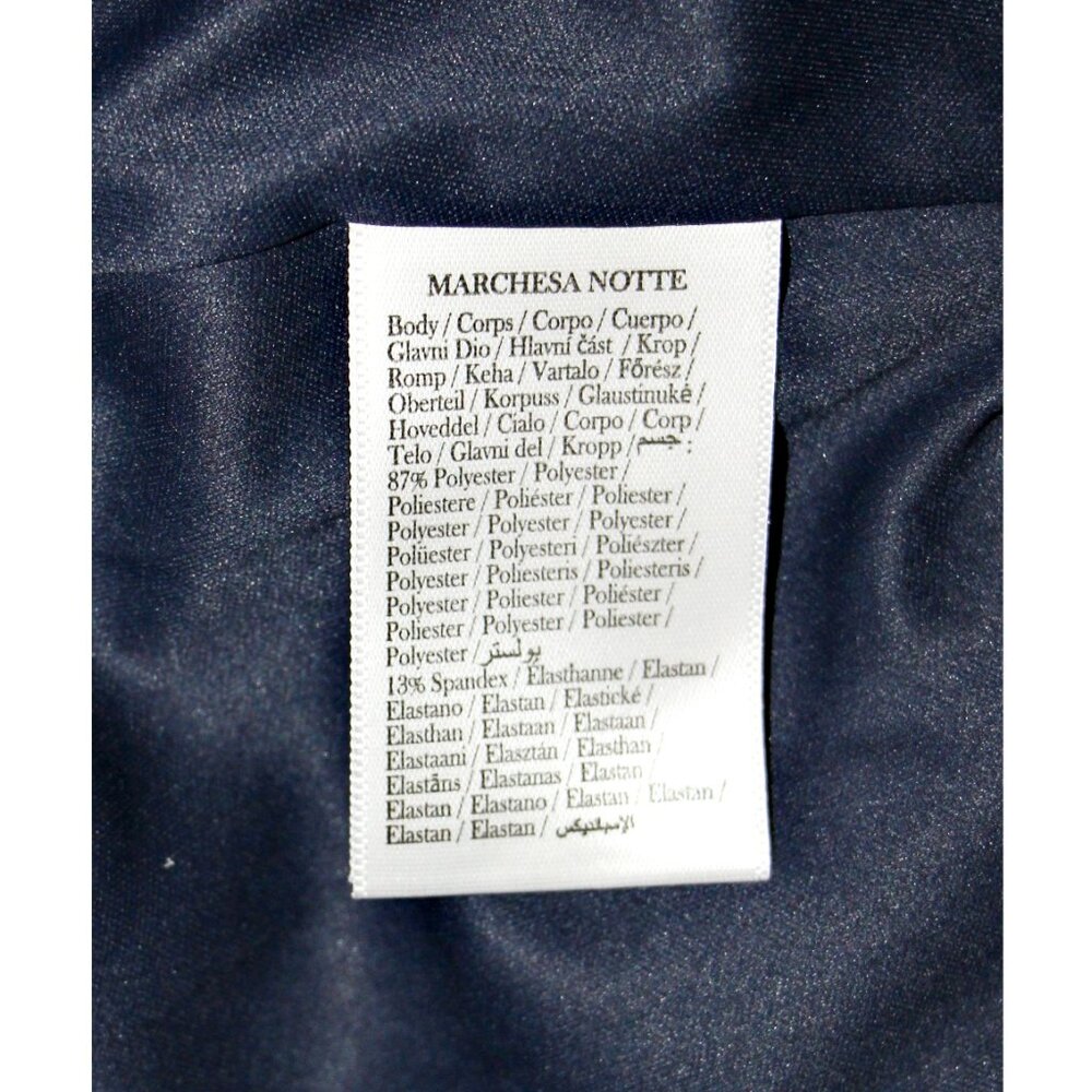 Marchesa Notte Florilegium One Bow Shoulder Floral Mikado Satin Gown sz 4 $895 - Picture 16 of 16